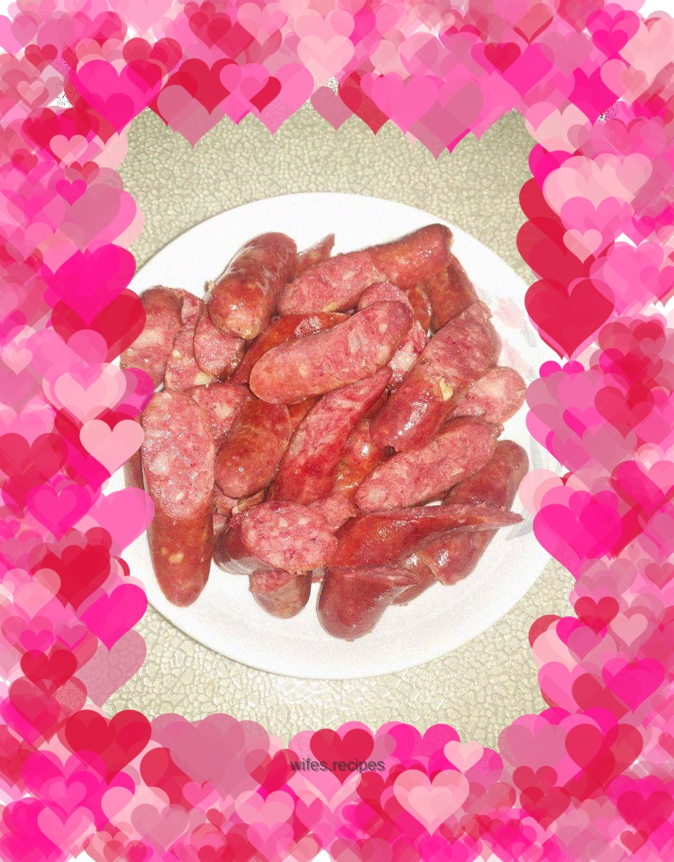 Homemade Harbin red sausage