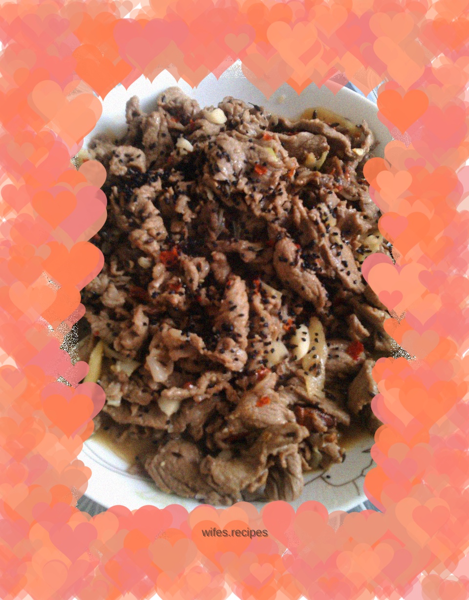 Cumin beef (sweet and sour flavor)