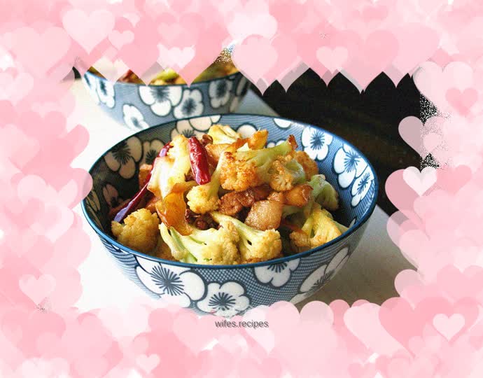 [Stir-fried cauliflower]