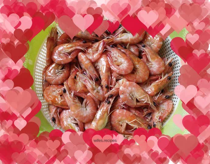 Boiled shrimp