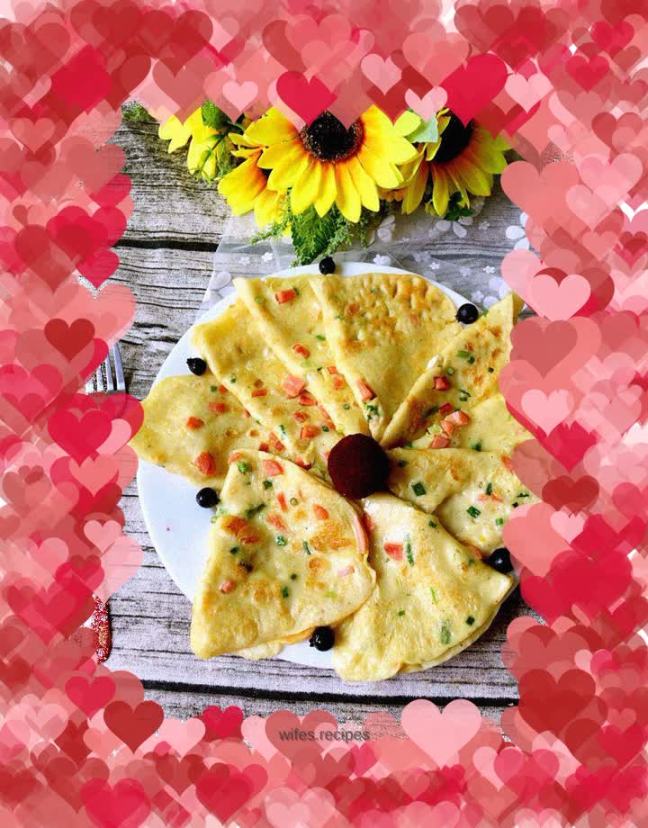 Chive egg pancake
