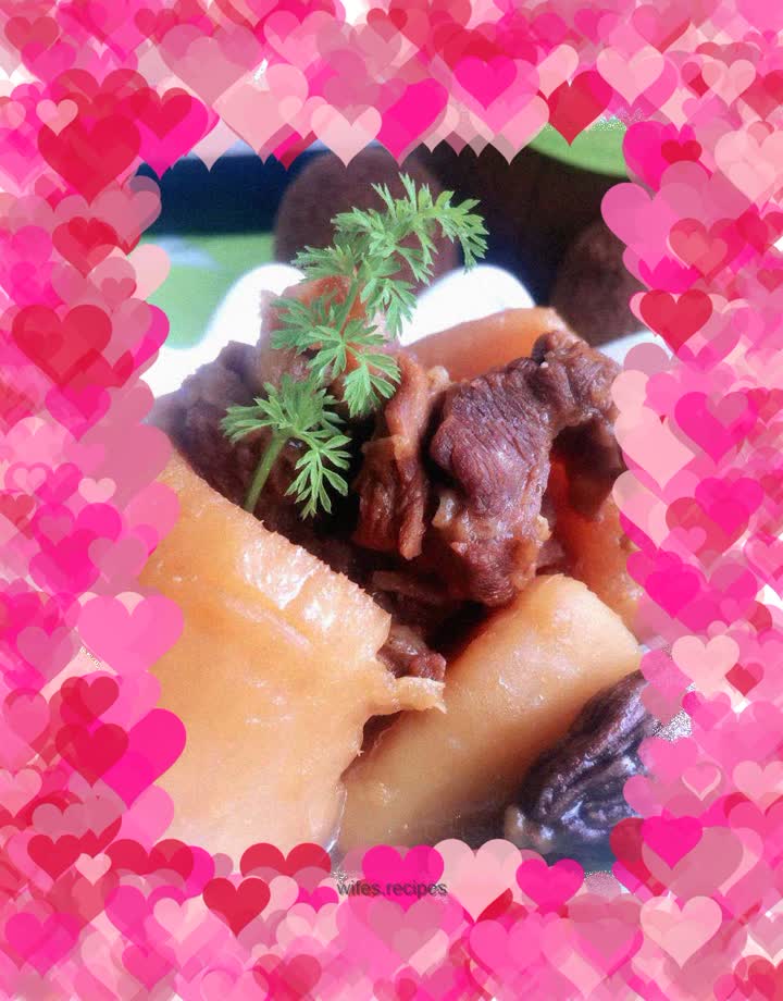 Braised Beef Brisket with Japanese Radish