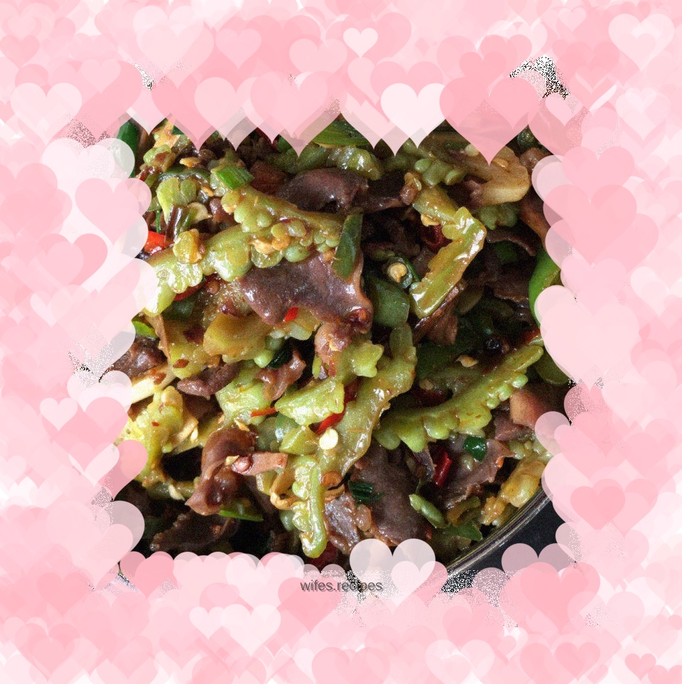 Fried Chicken Gizzards and Bitter Melon