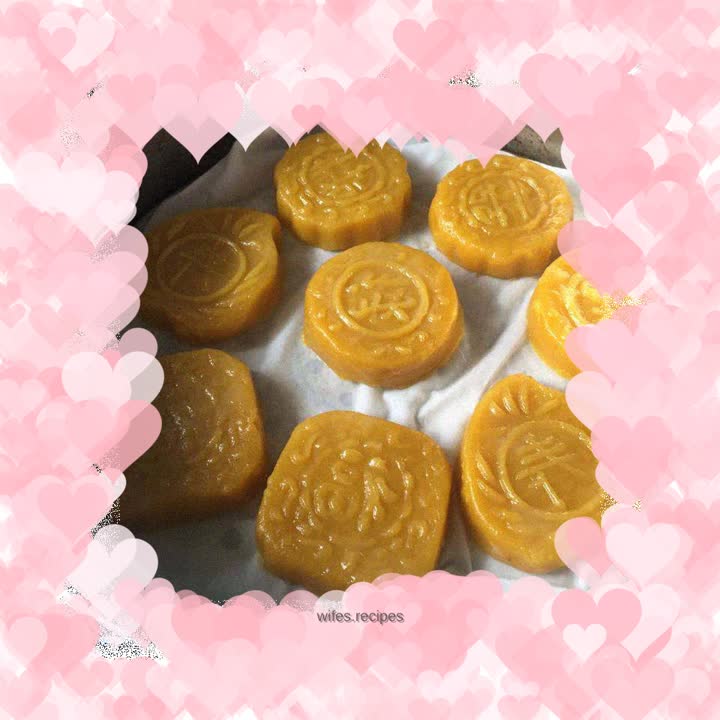 Steamed pumpkin cake