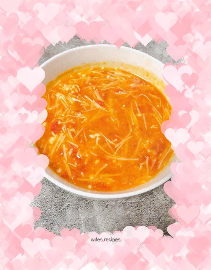 Enoki Mushrooms in Tomato Sauce