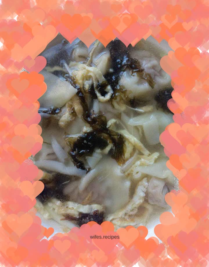 Large stuffed wontons