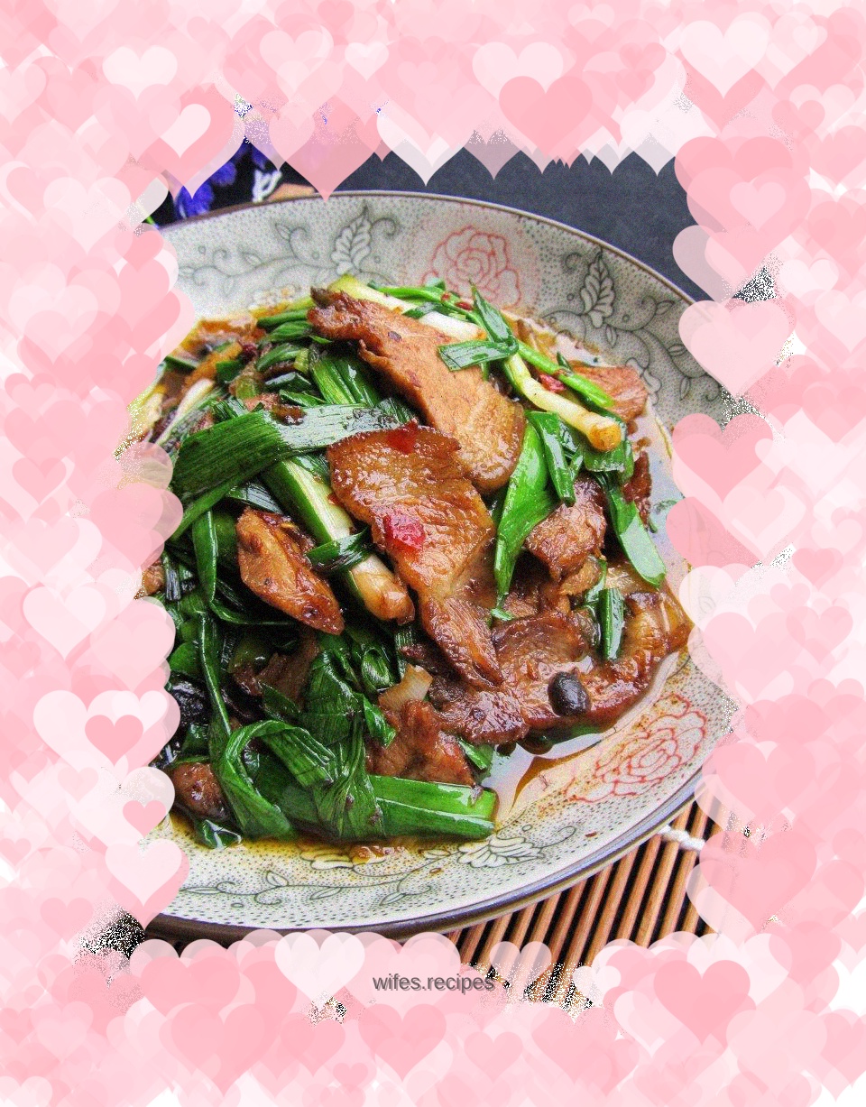 【Sichuan】Twice-cooked pork with garlic sprouts