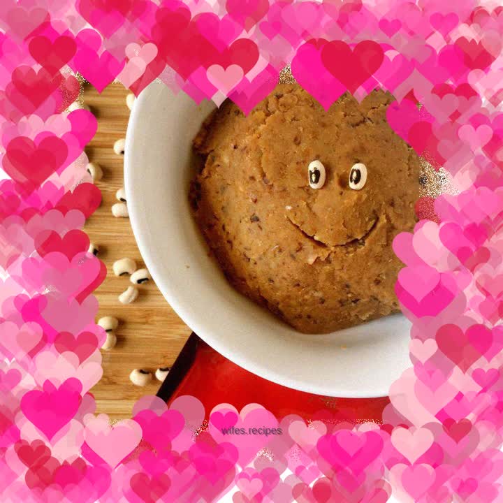 Brown sugar eyebrow bean paste