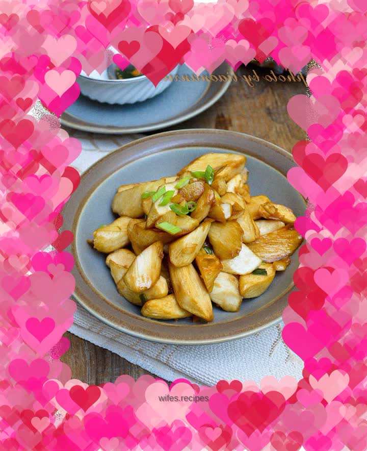 Braised Wild Rice in Oil