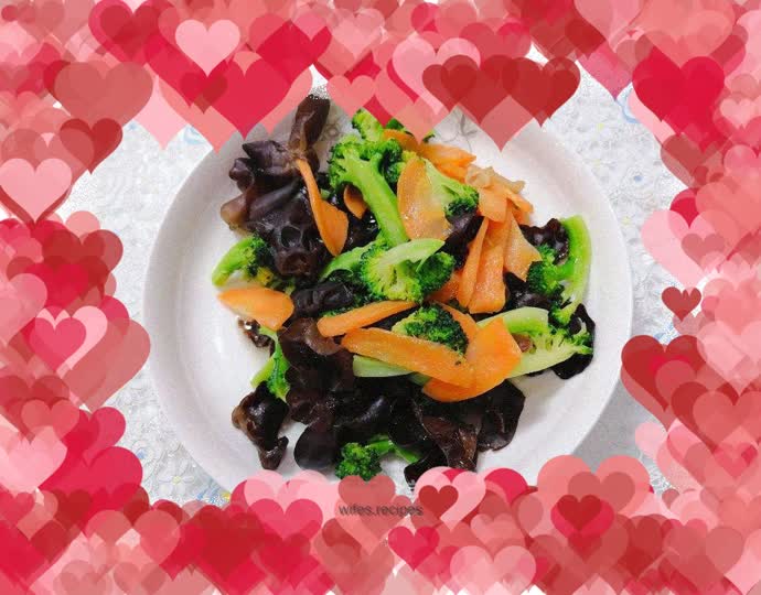 Stir-fried vegetables with broccoli