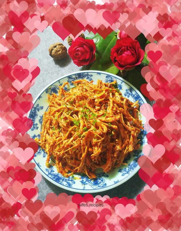 Spicy shredded chicken