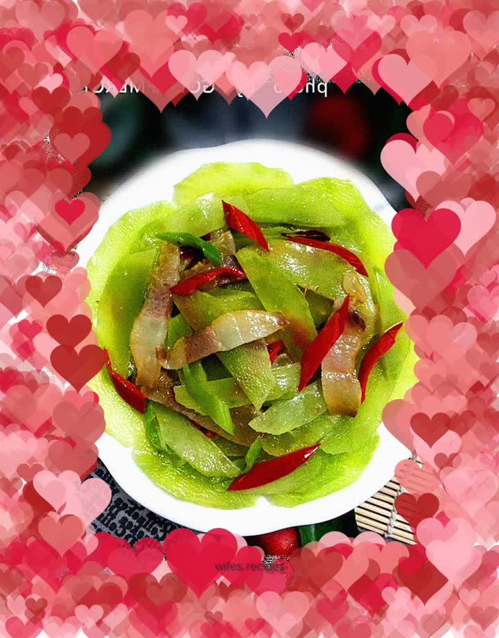 When the lettuce girl meets the old man = the national version of fried bacon with lettuce