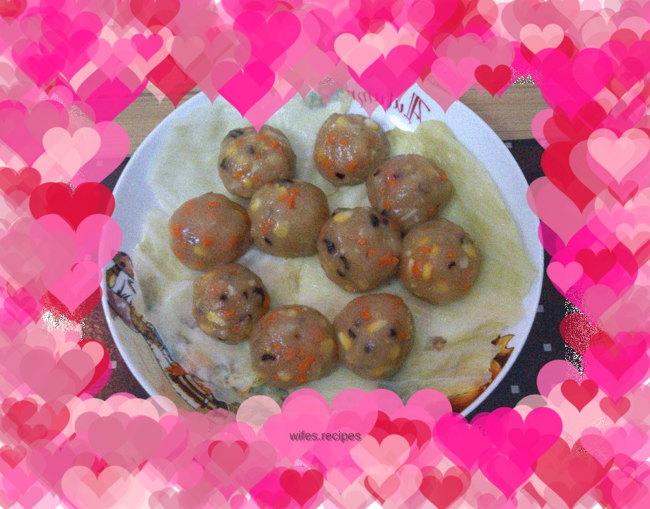 Potato and vegetable meatballs