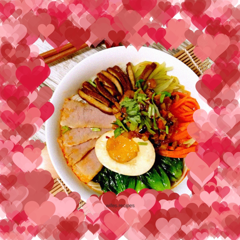 Homemade noodle soup