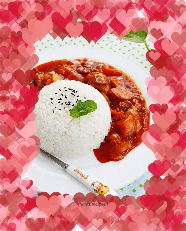 Western braised beef rice