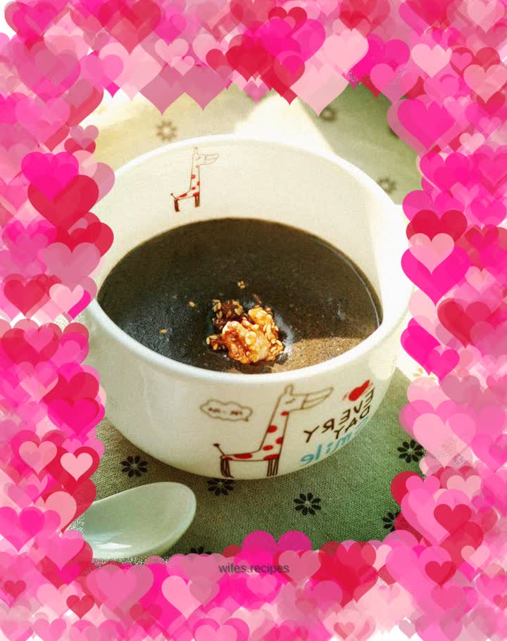 Walnut black sesame paste - the complex of old Shanghai