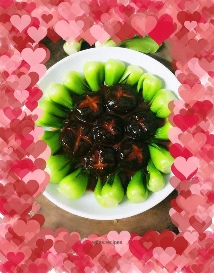 Oyster Sauce Mushrooms and Green Vegetables