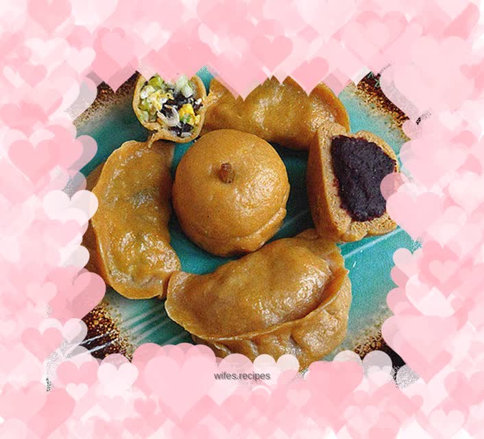 Pumpkin and multi-grain dumplings