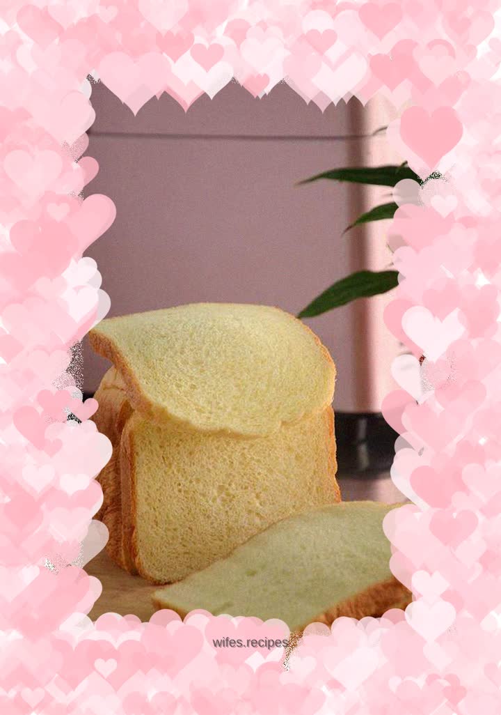 【One-touch milk toast】---Bread machine bread series