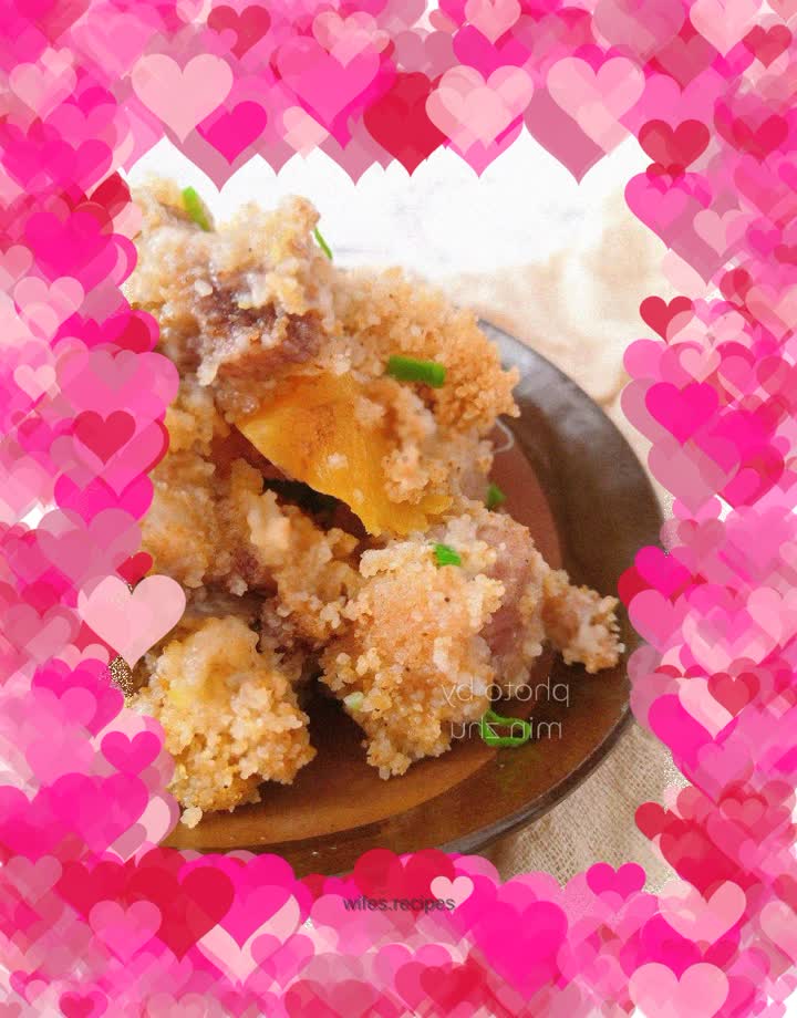 Steamed Sweet Potato Pork Ribs