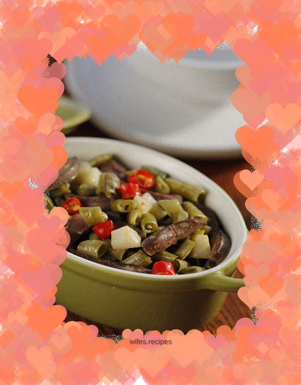 Stir-fried kidneys with sour beans