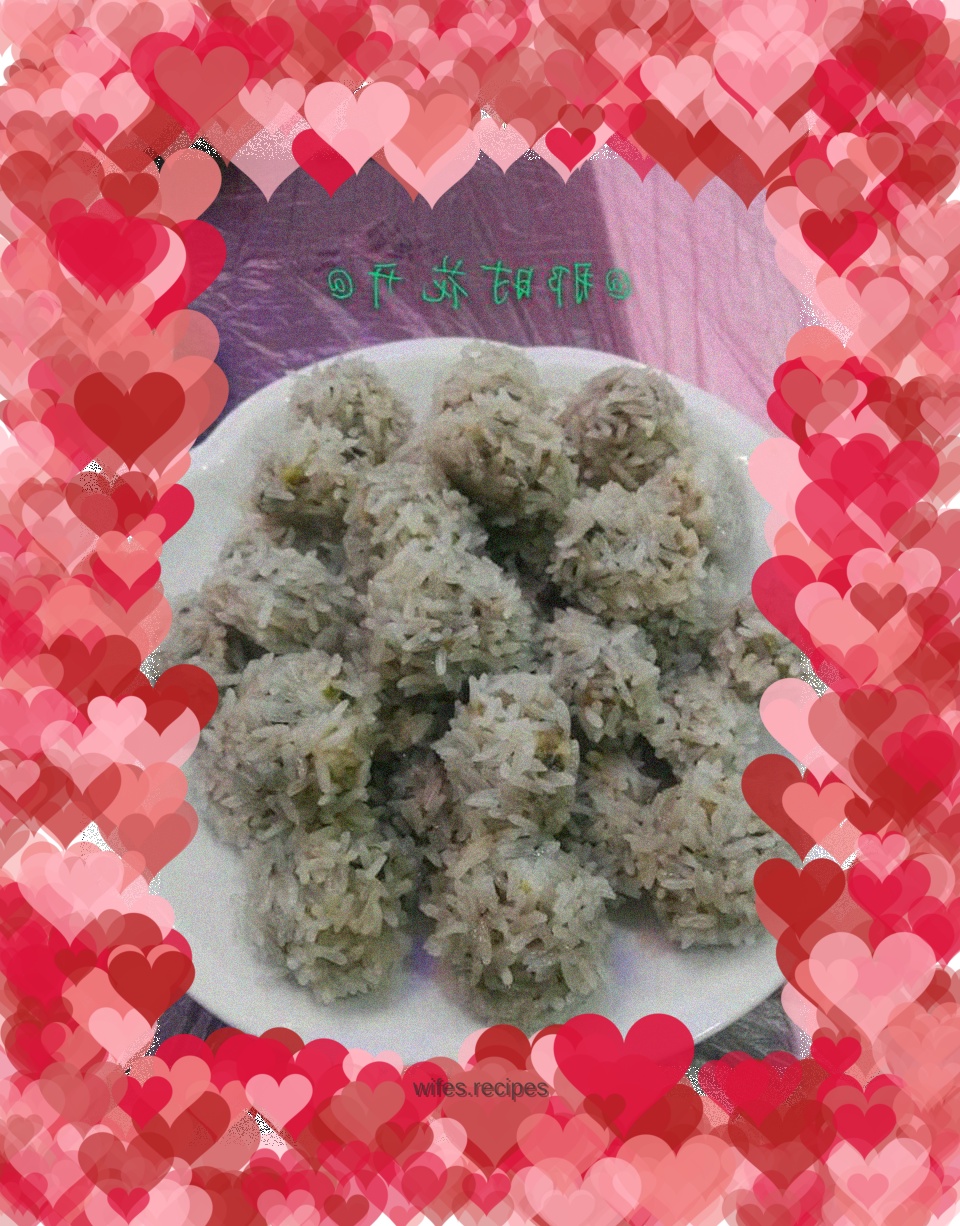 Shepherd's Purse Pearl Meatballs