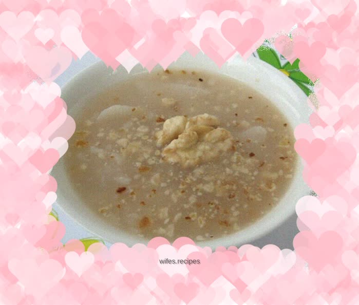 Walnut Yam Poria Porridge