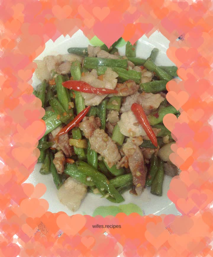 Fried Pork with Green Beans