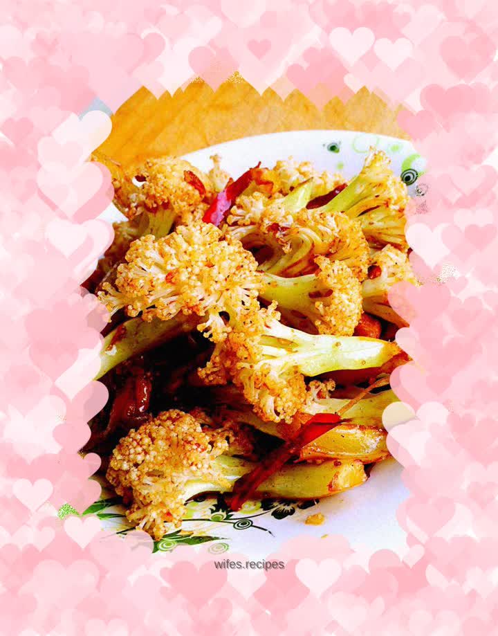 Stir-fried cumin cauliflower