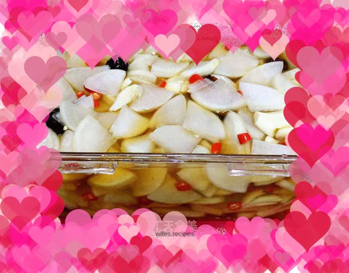 Crispy and refreshing radish