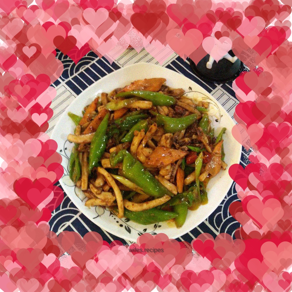 Fried squid with hot pepper