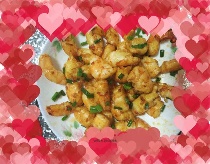 Sautéed Shrimp Nuggets in Soy Sauce