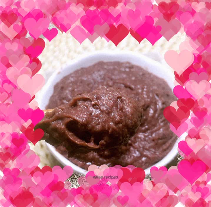 Homemade bean paste filling