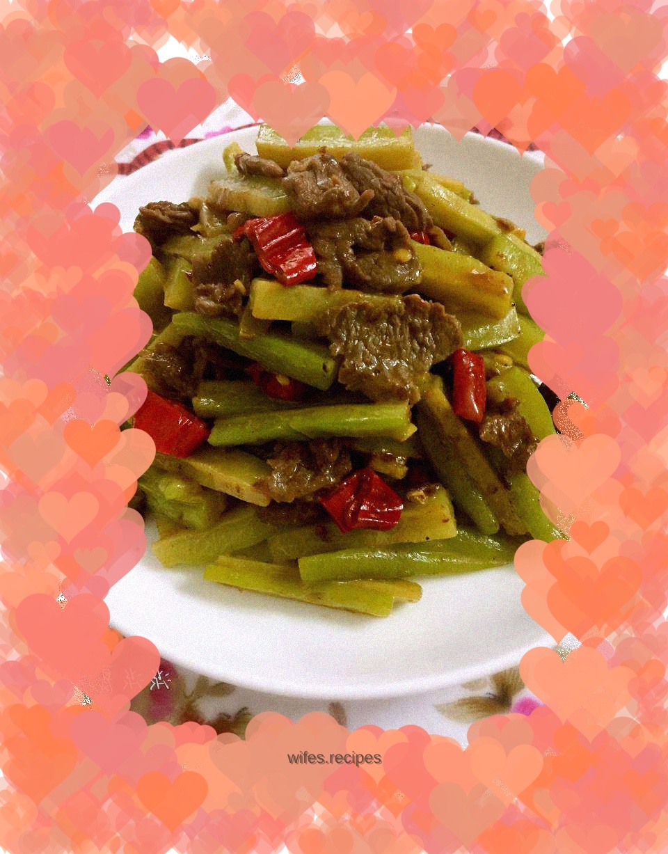 Stir-fried Beef with Bitter Melon - A little way to make the bitter melon not bitter