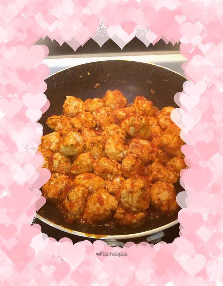Tofu and chicken meatballs