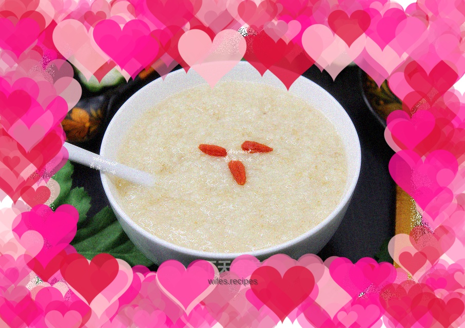 Millet and wheat germ porridge