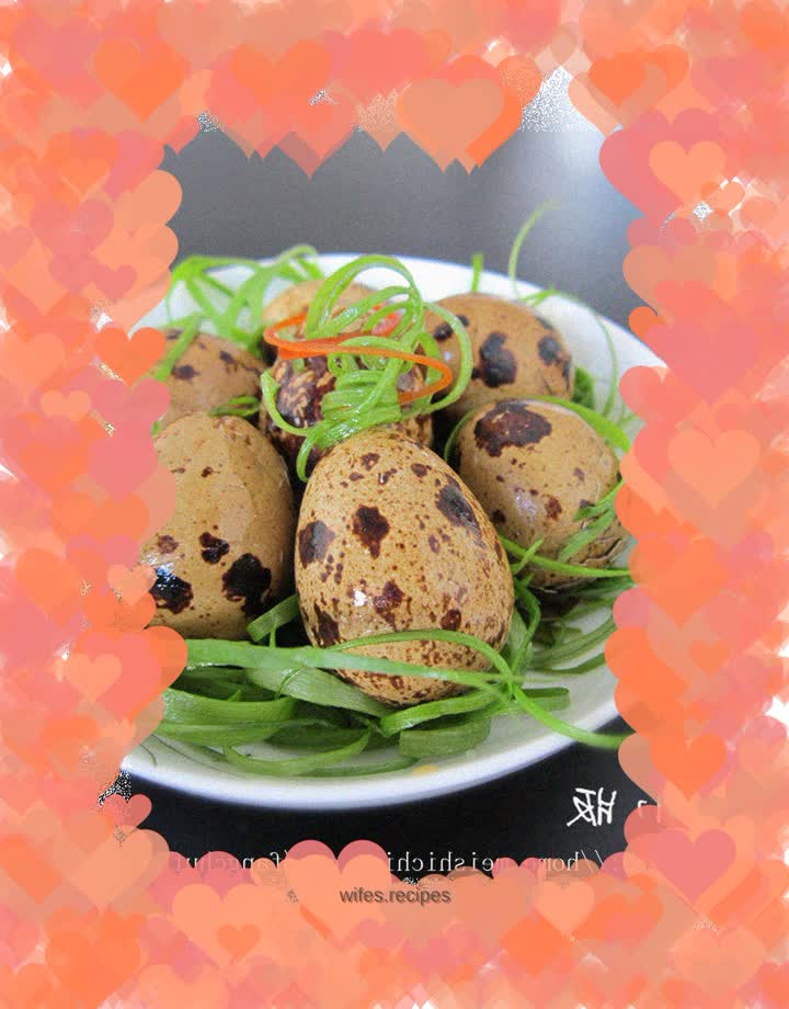 Spiced Tea Quail Eggs