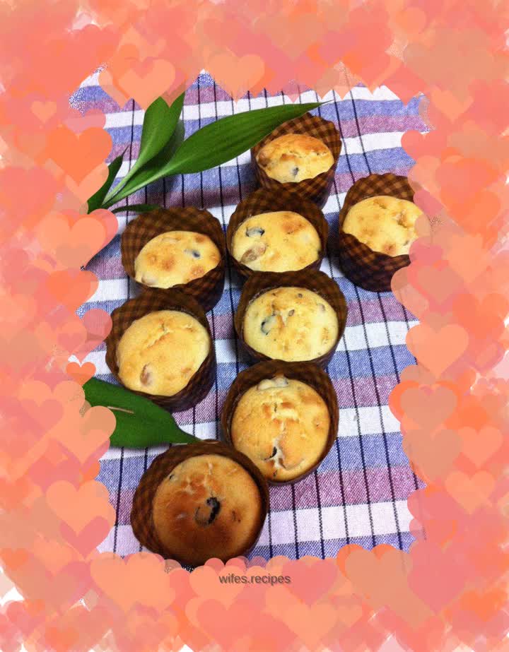 Honey bean muffin, happy time