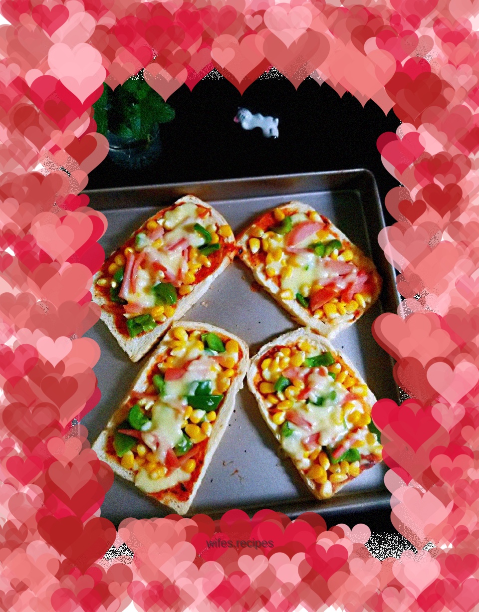 Toast version of pizza