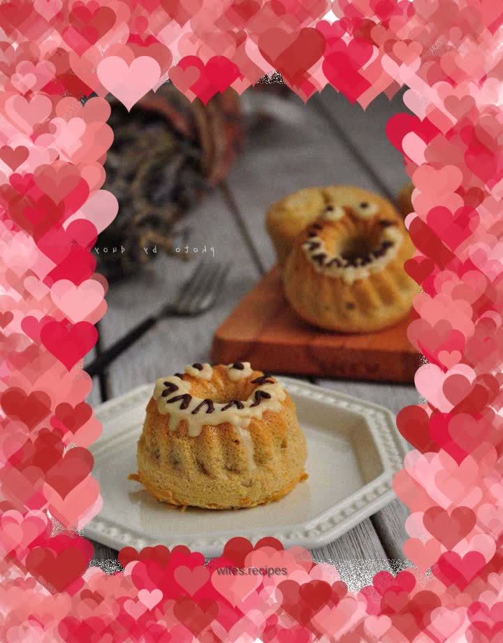 Mugwort flavored chiffon