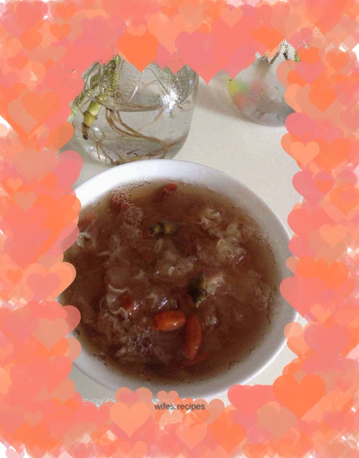Super nourishing soap rice and white fungus soup