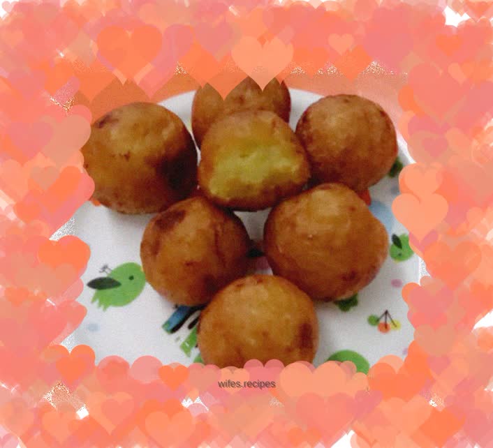 Fried sweet potato balls