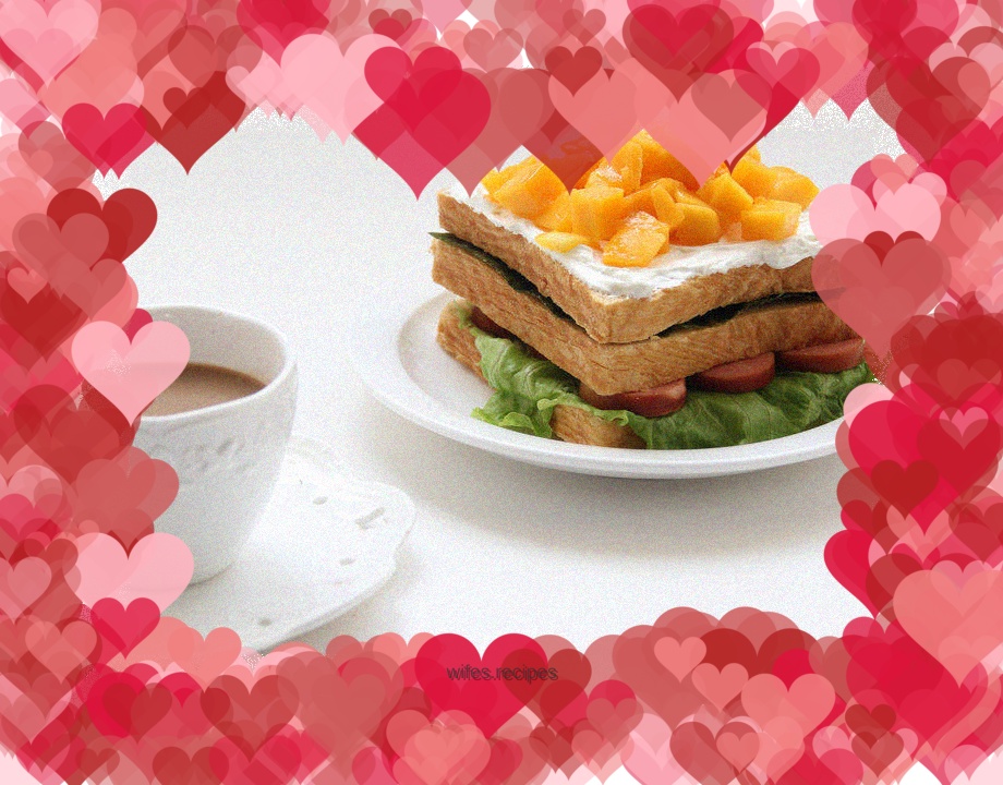 Tropical Fruit Sandwich