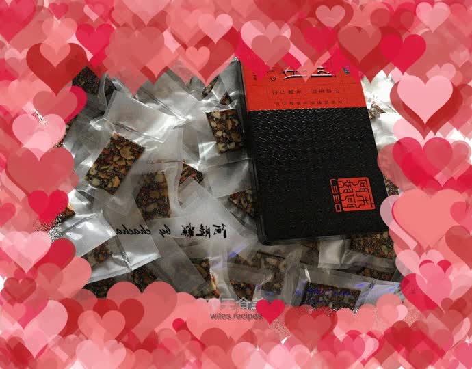 Donkey-hide gelatin cake