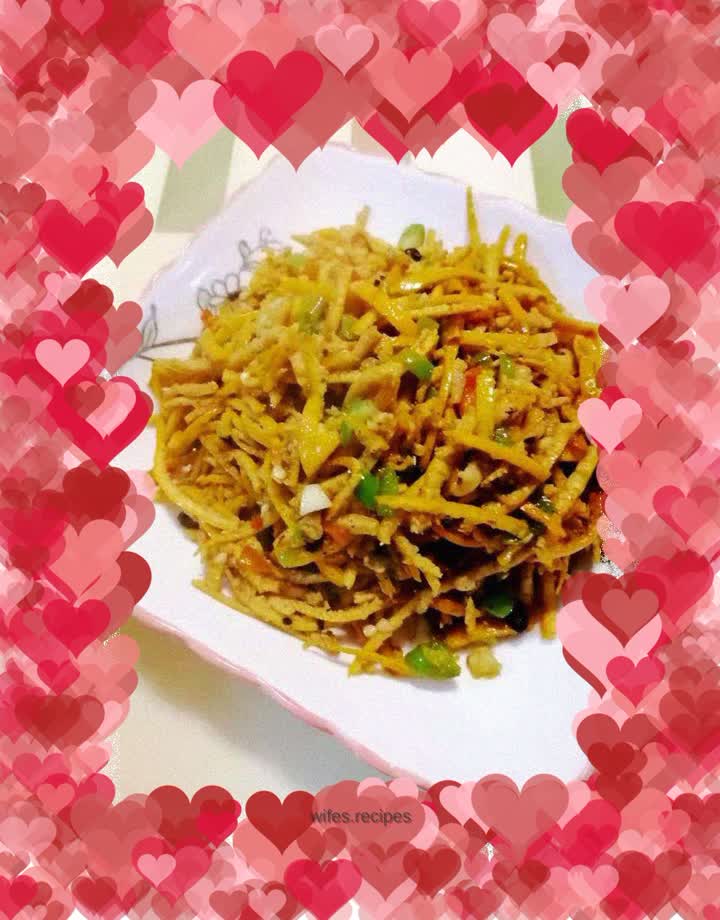 Tempeh and orange peel