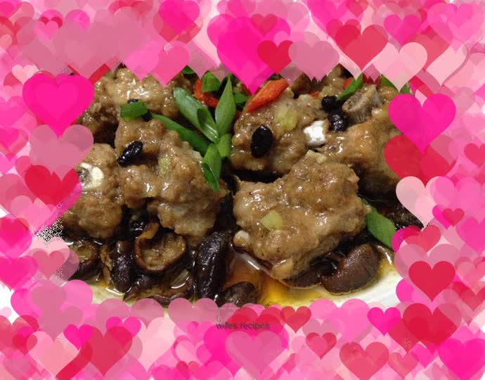 Steamed Pork Ribs with Sand Tea and Black Bean Flavor