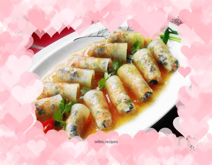 Crystal winter melon roll