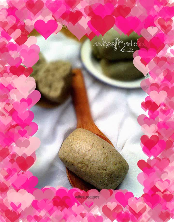 Black sesame steamed buns