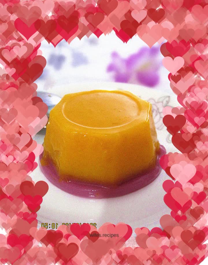 Pumpkin and Purple Sweet Potato Pudding