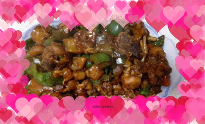 Roasted Chicken Thighs with Potatoes and Bell Peppers